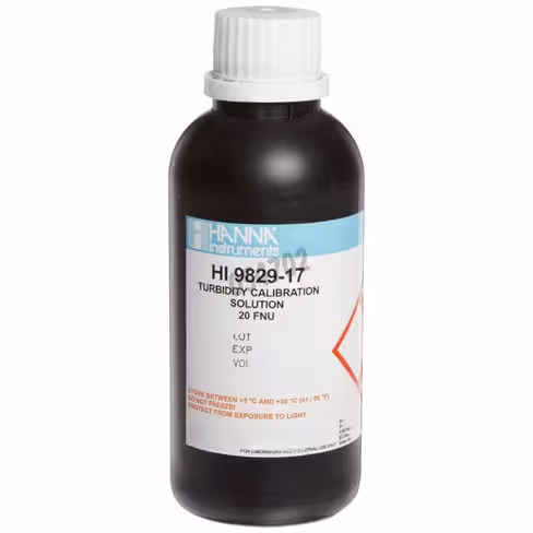 Solution d étalonnage de turbidite 20 fnu pour hi ml