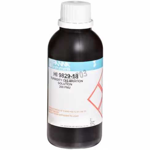 Solution d étalonnage de turbidite 200 fnu pour hi ml