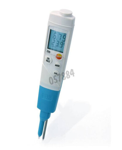 Ph-mètre Testo 206-ph2 livre avec sonde immersion pénétration