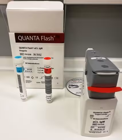 QUANTA Flash ACA IgM sur BIO-FLASH - coffret 1 cartouche 1 50 tests