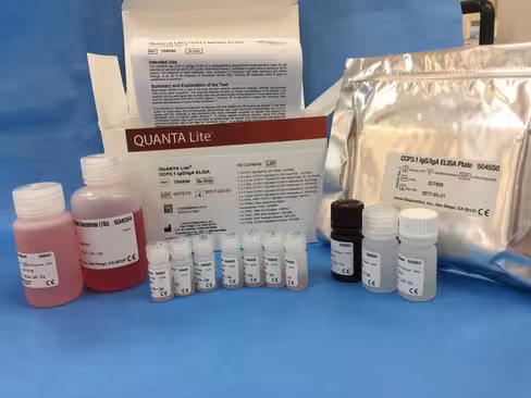 CCP 3.1 IgA/IgG ELISA sur QUANTA-Lyser Ts automates 1 Kit 1 x 96 tests