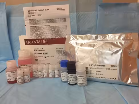 B2 GPI IgG ELISA Kit sur QUANTA-Lyser Ts automates ELISA - 1 1 x 96 tests