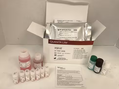 RF IgM ELISA Kit sur QUANTA-Lyser Ts automates ELISA - 1 Kit 1 x 96 tests