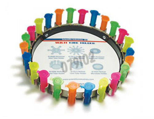 Portoir vertical pour 24 microtubes - Ref : SI-V524