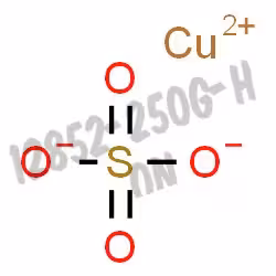 Sulfate de cuivre(ii) conforme aux normes , bp, ph. eur usp 99-100,5% 250 g