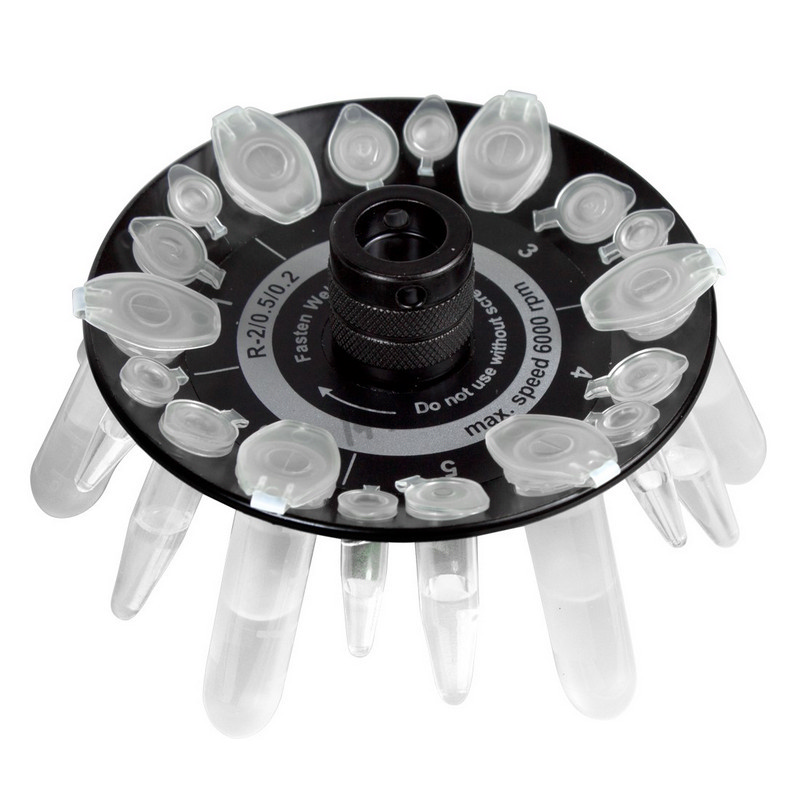 Rotor 6 x 1,5 ml et 6 x 0,5 ml et 6 x 0,2 ml tubes - Ref : BS-010205-DK