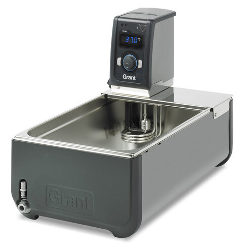 Bain thermostaté à circulation tc120-st18 cuve inox 18 l