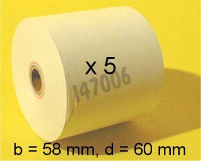 Rouleau papier pour imprimante ydp03-0ce x 5 - Ref : 6906937