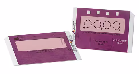 AutoCollect pour 4 échantillons de 10 µl - coloris : rose 100 Pce