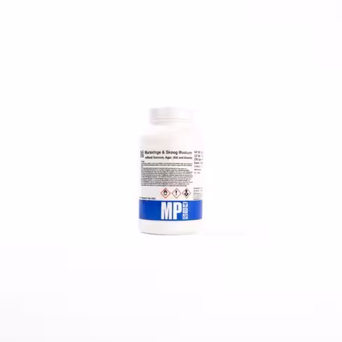 Murashige and Skoog medium w/o sucrose agar IAA and kinetin 50 L