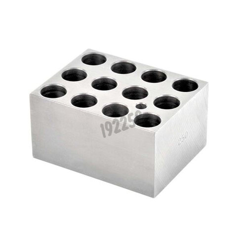 Bloc monobloc pour 12 tubes de 15 ml 95 x 76 x 51 mm - Ref : 30400172