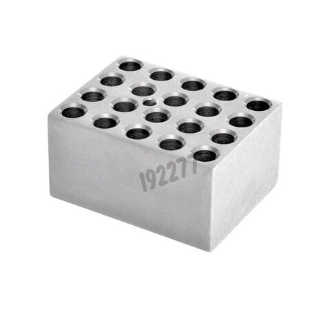 Bloc monobloc pour 20 tubes de 2 ml 95 x 76 x 51 mm - Ref : 30400191