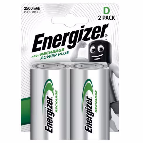 Pile rechargeable Energizer HR20/D - lot de 2