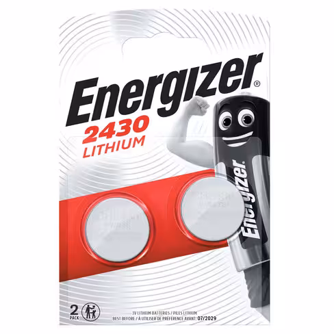 Piles bouton lithium cr2430 Pack de 2