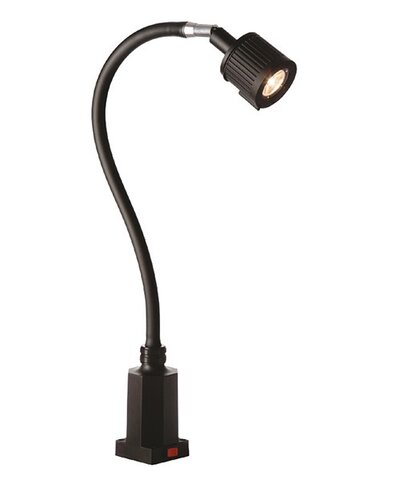 Lampe halogène 20 W flexible 500 mm tête sans rotule