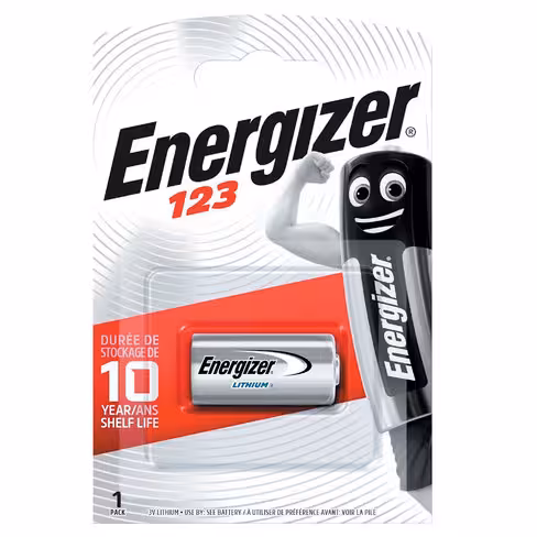Pile Energizer - Lithium Photo CR123