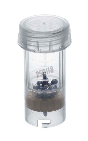 Tube 20 ml bmt-20-s à billes en inox pour ika ultra turrax - Ref : 3703200 - lot de 25