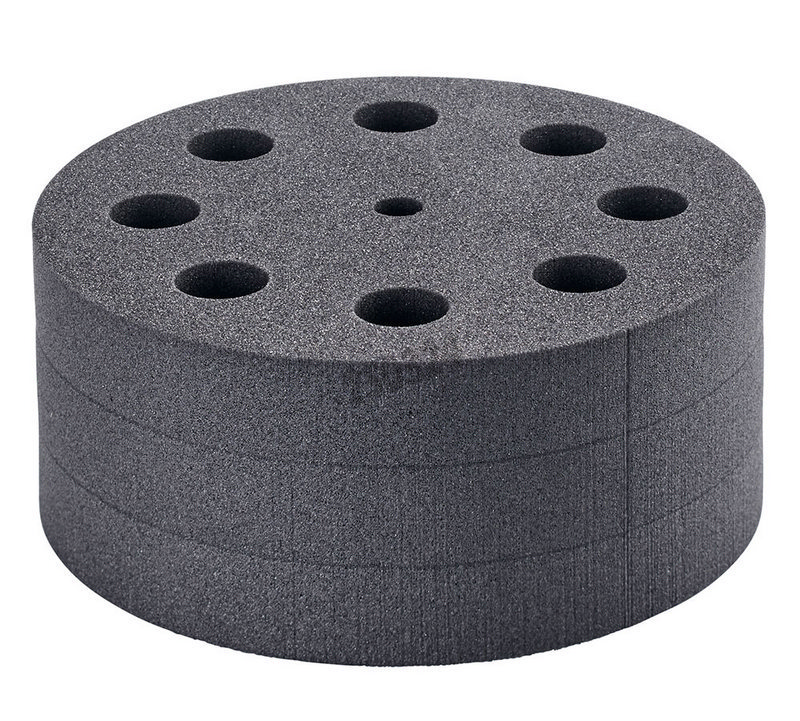 Portoir insert vg 3.35 pour ika vortex genius 3 capacité 8 tubes Ø 20 mm - Ref : 3344200