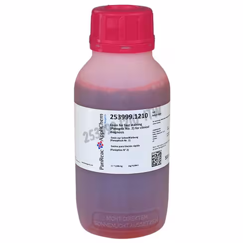 Eosine pour teinture rapide (panoptique n° 2) pour le diagnostic clinique 500 ml
