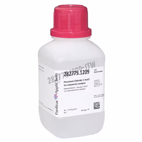 Potassium chlorure 3 mol/l pour l analyse volumétrique 250 ml