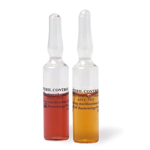 Ampoule 4ml steril control (geobacillus stearothermophilus- 10 puissance 5) 50 pcs