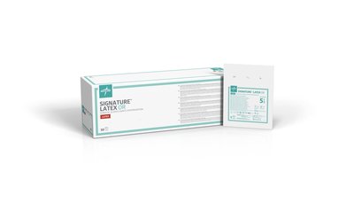 Gants d'intervention Signature® - latex - stérile - taille 6,5 - 1 carton de 4 boites de 50 paires