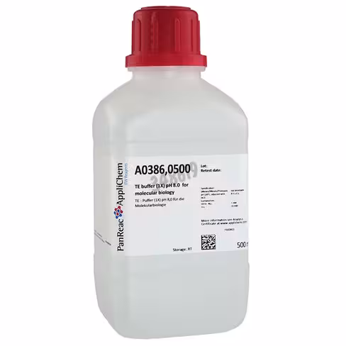 Te tampon (1x) ph 8.0 pour biologie moléculaire 500 ml
