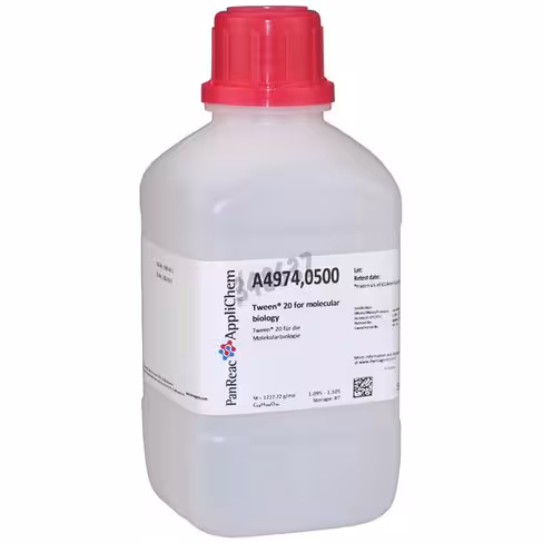 Tween 20 pour biologie moléculaire 500 ml
