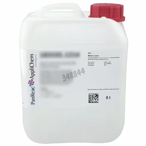 Formaldéhyde 37-38% p/p stabilisé avec méthanol selon pharmacopée européenne us et uk, pur, qualité pharma 5 l