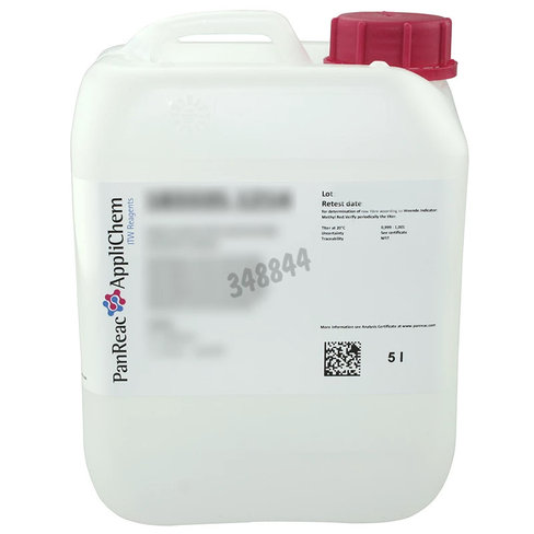 Formaldéhyde 37-38% p/p stabilisé avec méthanol selon pharmacopée européenne us et uk, pur, qualité pharma 5 l