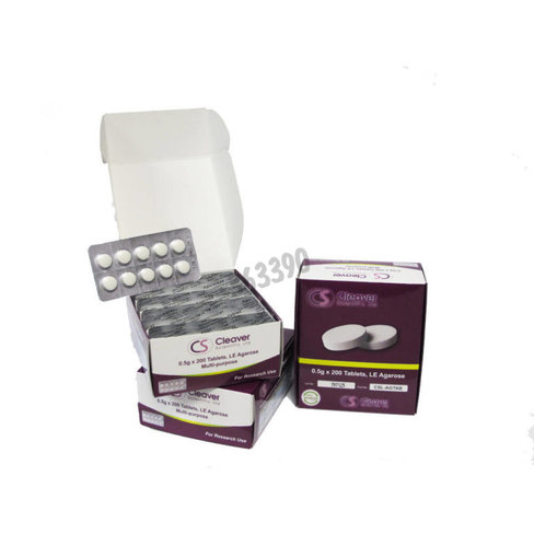 200 Comprimés d'agarose low EEO de 0,5g (100g)