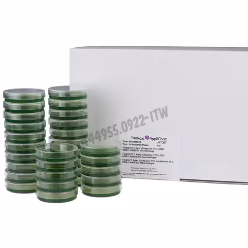 Tergitol 7, gélose (chapman ttc modifié) (iso 9308-1:2000), boîte prête à l emploi (diamètre 55 mm) 30 boîtes
