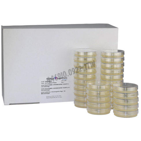Cca coliforms, agar chromogène , boîte précoulée (diamètre 55 mm) pour la microbiologie 30 boîtes