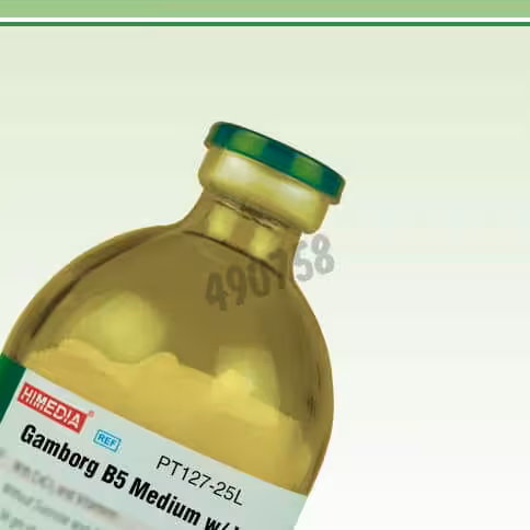 Gamborg b5 milieu avec vitamines sans sucrose et agar poudre pour 25 l