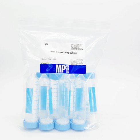 X10 bigprep lysing matrix z 50 ml tubes