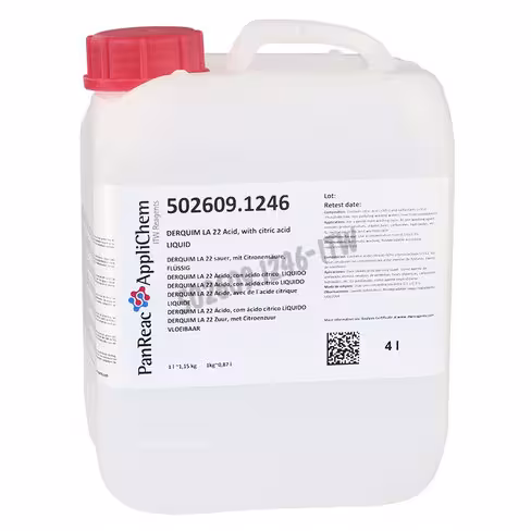 Derquim la 22 acide, avec de l´acide citrique liquide 4 l
