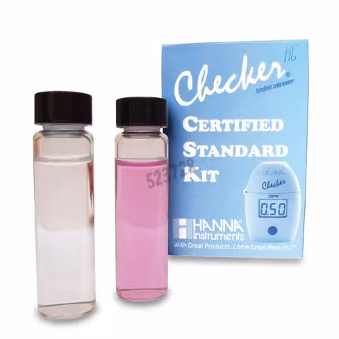 Kit solutions étalons chlore total a 0 et 1 mg/l 1 pcs