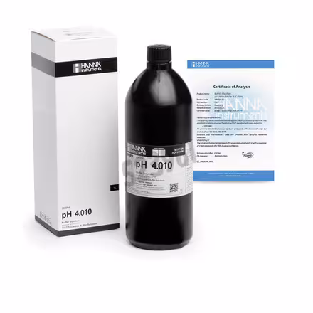 Solution ph 4,010 flacon 1000ml +/- 0,002ph certificat analyse 1 l