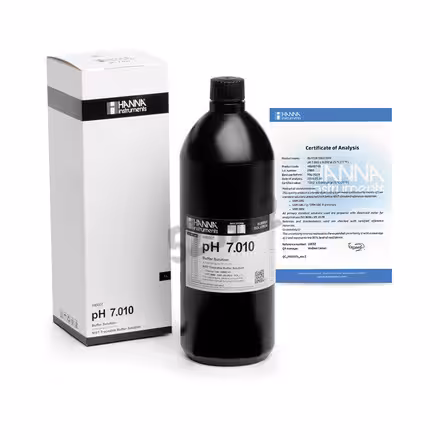 Solution ph 7,010 flacon 1000ml +/- 0,002ph certificat analyse 1 l