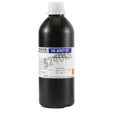 Solution étalonnage pour chlorures 0,1 m 500 mL