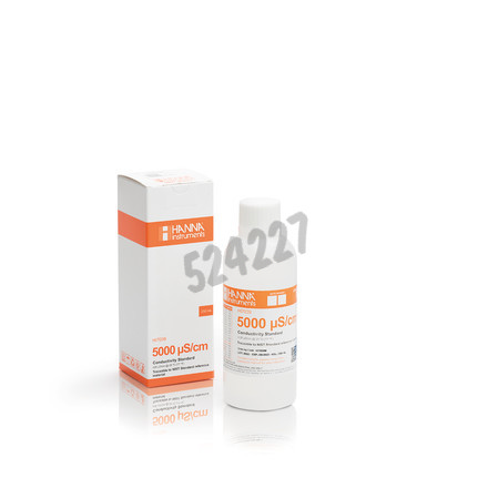 Conductivity solution (µmho cm) 5000 µS cm 250 mL