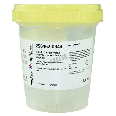 Histofix conservateur prêt à l emploi pour le diagnostic clinique 20ml x12 12 unités