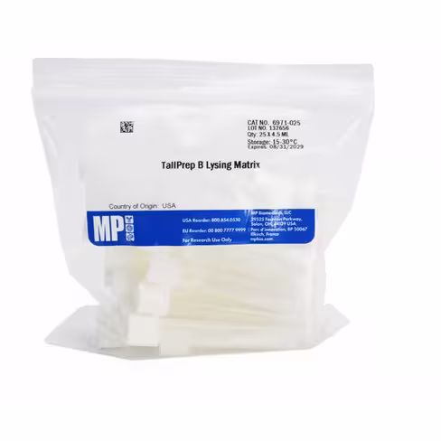 Tallprep lysing matrix b 25x4.5 ml tubes