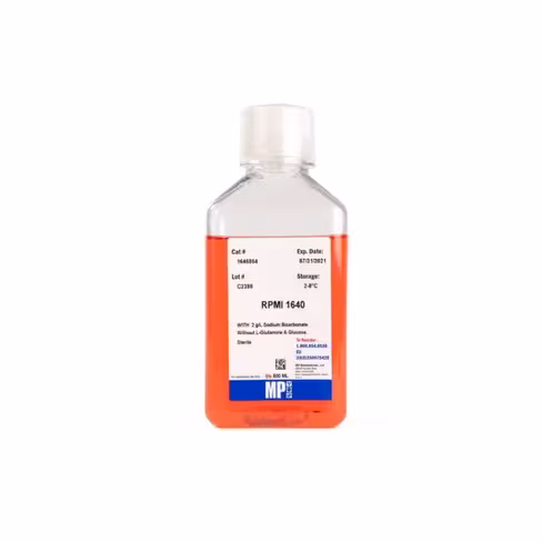 RPMI 1640 with 2 g/L sodium bicarbonate w/o L-glutamine glucose 500 mL