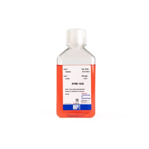 RPMI 1640 with 2 g/L sodium bicarbonate w/o L-glutamine glucose 500 mL