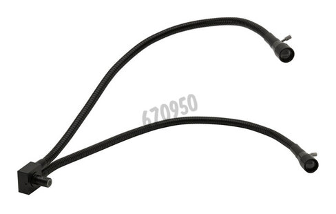 Fibre conductrice double l. 500 mm pour générateur CLD-01