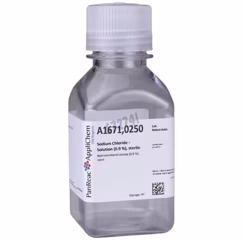 Sodium chlorure - solution 0.9 % , stérile 250 ml