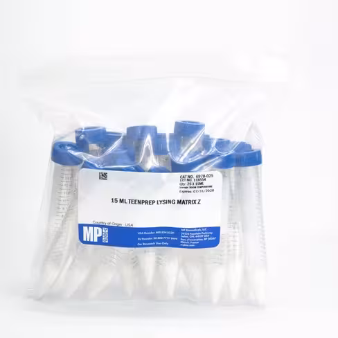 X25 teenprep lysing matrix z 15 ml tubes