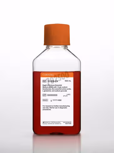 MEM avec 1,5 g/L Bicarbonate de Sodium NEAA Pyruvate de Sodium 500ml 6 bouteilles