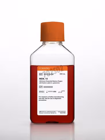 MEM avec sels de Earle et L-Glutamine 500ml 6